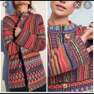 NWT Anthropologie long  sweater XL